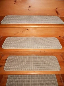 13 = STEPS 9" X 30" + LANDING 30'' X 30''  Tufted WOOL Carpet Stair Treads. - Picture 1 of 5