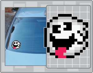 Calcomanía de vinilo BOO Sprite #7 ventana para camión de autos Super Mario Bros. Pegatina - Imagen 1 de 1