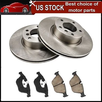 Front Brake Rotors & Ceramic Pads for BMW 328I 328I XDrive 3.0L 2010-2013 312mm  Foto 1 de 4