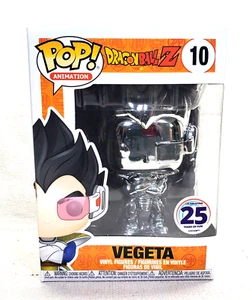 Funko Pop! Vinilo: Dragon Ball Z #10 Vegeta (Plata Cromo) - Funimation - Imagen 1 de 6