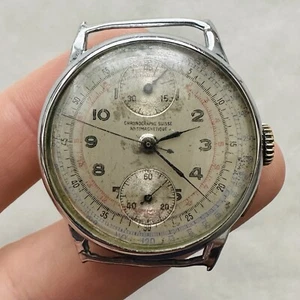 RARE CHRONOGRAPH SUISSE VENUS 170 chronographе MILITARY SWISS Watch vintage - Picture 1 of 19