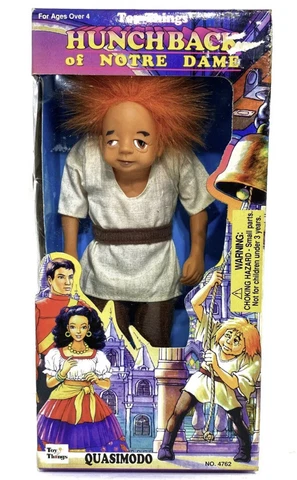 THE HUNCHBACK OF NOTRE DAME QUASIMODO 9.5" ACTION FIGURE by TOY THINGS BOXED 90s Cover