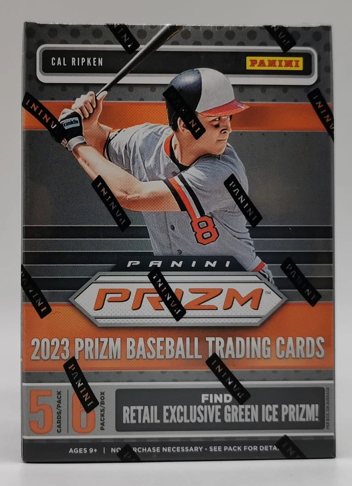 2023 Panini Prizm Baseball 6-Pack Blaster Box (Green Ice Prizms ) Factory