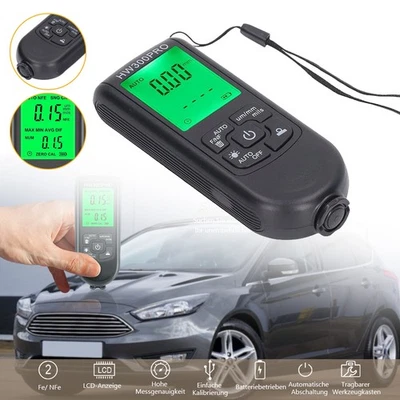 Digitales KFZ Schichtdickenmessgerät Farbdickenmessgerät Beschichtungsmessgerät - Bild 1 von 4