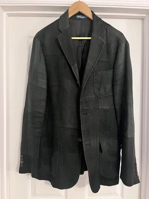 Blazer Polo Ralph Lauren Retazos 40L Hecho en Italia Abrigo Deportivo Texturizado Raro Foto 1 de 4