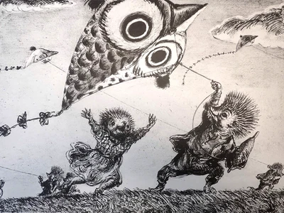 LLL! „Im Stoppelwind" Geschwister Geschenk Kinderzimmer Kommunion A. Paul Weber - Bild 1 von 4