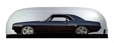 CarCapsule USA CC18F Vehicle Enclosure, Indoor, 18 ft. Length, PVC, Clear, Each - Image 1 of 3