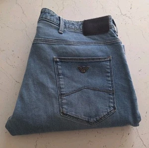 Emporio Armani Mens Blue J06 Slim Fit Stretch Jeans - W34 L30 - Picture 1 of 7
