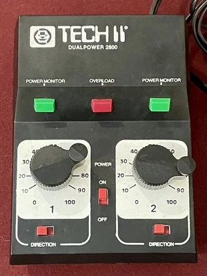 MRC Tech II Dual Power 2800 DC Power Supply Hobby Train Transformer Tested - Image 1 of 3