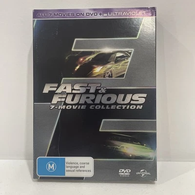 Fast & Furious | Uv : 7 Pack (Box Set, DVD, 2015) region 4 excellent condition   - Image 1 of 4