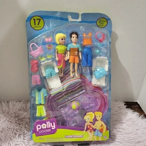 Polly Pocket Poolin’ Around 2 bambole e accessori NUOVI CON SCATOLA! Mattel G8630 2008 - Foto 1 di 19