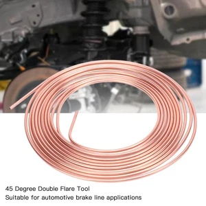 Ι Brake Line Tubing Coil Kit Copper Alloy 3/16in X 25Ft With 3/16in Double - Picture 1 of 12