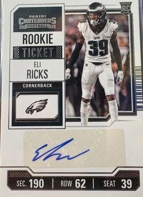 2023 Panini Contenders Rookie Ticket Autograph #233 Eli Ricks Rc Auto - Image 1 of 2