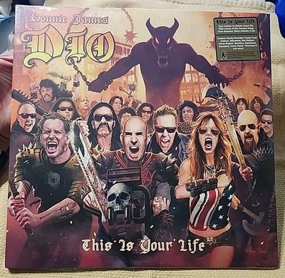 Ronnie James Dio This Is Your Life  (2LP, 2014 Tribute, Metallica, Lemmy,SEALED) - Image 1 of 4