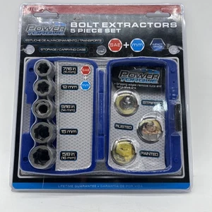 Power Torque Bolt Extractors -5 Piece Set - #PTTOO21 New Free Shipping - Picture 1 of 2