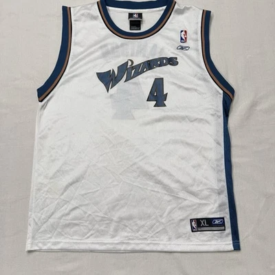 Camiseta de baloncesto Reebok NBA Washington Wizards Antawn Jamison #4 juvenil talla XL Foto 1 de 4