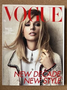 VOGUE UK Magazine Taylor Swift January 2020 Vintage British Fashion - Picture 1 of 2