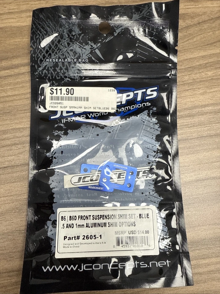 JCO26051 B6/B6D Front Suspension Shim Set Blue *new - Image 1 of 1
