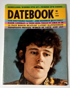 DONOVAN Datebook Magazine Sept 1969 Janis, Jimi, CCR, Zappa - Picture 1 of 5