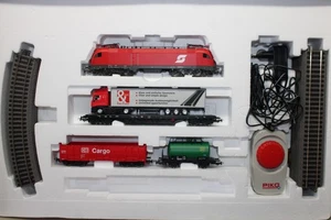 Piko 57177 Start- Set mit Elok Güterwagen Gleis und Trafo Spur H0 OVP - Bild 1 von 7
