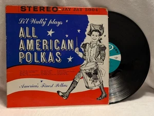Lil Wally All American Polkas Vinyl LP Polka 1959 Jay Jay Records #5004 VG - Picture 1 of 6