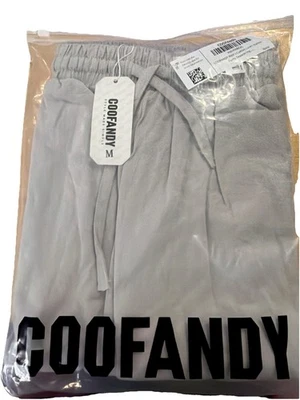 COOFANDY Hombres Hippie Harén Pantalones Sueltos Lino Algodón Boho Yoga Pantalones Verano Playa Foto 1 de 4