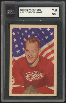 Parkhurst KSA 1963-64 7,5 Gordie Howe Detroit Red Wings #55 Foto 1 de 2