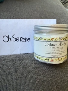 Crabtree & Evelyn Summer Hill nährende Körperbutter 12,7 Oz. NEU - Bild 1 von 2