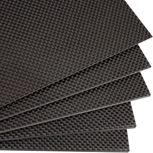 0.5-4MM Thickness 200X300MM 100% 3K Carbon Fiber Sheet Laminate Plate Panel - Picture 1 of 8