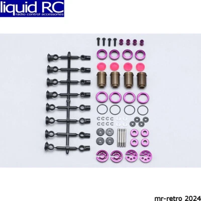 Yokomo Y2-SBBSPA Big Bore Shock Set for Yd-2 Series (Purple)(Y2-Sbbspa) - Image 1 of 2