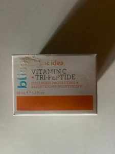 Bliss Bright Idea Vitamin C + Tri-Peptide Collagen Moisturizer. Damaged box.  - Picture 1 of 5
