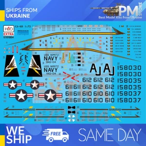 HAD models E721004 1/72 Decal for EA-6B Prowler VAQ-134 GARUDAS Final Countdown - Picture 1 of 4