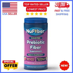 Prebiotic Fiber Powder – 115 Servings Grit-Free Mixed Berry Digestive Aid - Picture 1 of 11