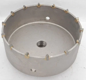 160mm/6.3in Concrete Hole Saw with 220Mm SDS plus Shank Connecting Rod - Picture 1 of 6