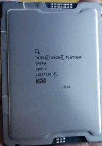 Intel Xeon Platinum 8454H lga4677 32 core 64 thread, 2.1-3.4Ghz CPU processor - Picture 1 of 2