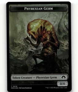 MTG Phyrexian Germ   Zombie Army Double-Sided Token - Modern Horizons 3 - Picture 1 of 2
