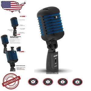 Classic Retro Microphone - Unidirectional Metal Body for Studio and Stage Use - Picture 1 of 10