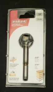 Diablo  5/8 in. Dia. x 3-1/2 in. L Steel  Forstner Drill Bit  5/16 in. Round Sha - Picture 1 of 2
