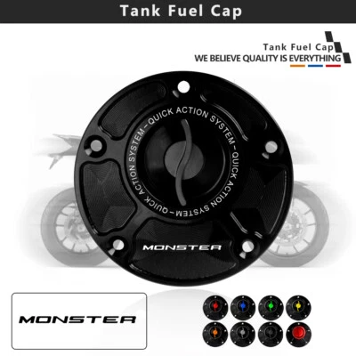 Motor Racing Tank Fuel Gas Case Caps Cover for DUCATI MONSTER 821 900 S2R S4 S4R - Image 1 of 4