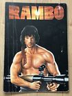 Rambo - seltenes britisches Video Shop Poster 1986. Sylvester Stallone. Airbrush Quad Art