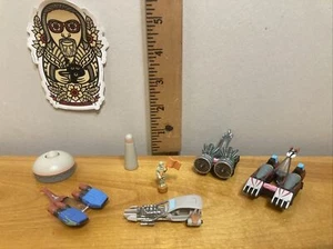 STAR WARS Micro Machines PARTS for PODRACE ARENA STADIUM + 2 BONUS PODRACERS - Picture 1 of 6