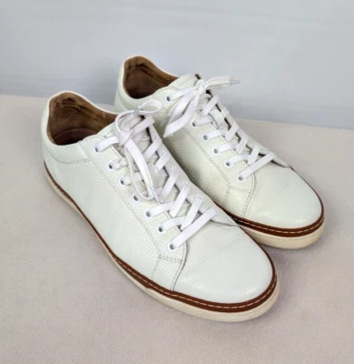 Zapatilla deportiva ALLEN EDMONDS Porter de cuero blanco talla 8 D Foto 1 de 4