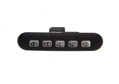 BLACK TEXTURED 02-12 Ford Lincoln Mercury Door Keyless Entry KeyPad Key Pad - Image 1 of 4