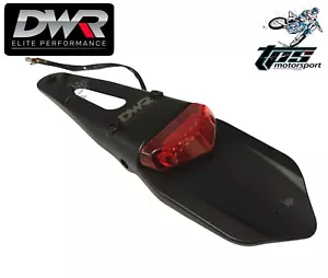 DWR REG NUMMERNSCHILDHALTER HECK AUFGERÄUMT BREMSLICHT Yamaha XTZ 125 660 TW 125 225 - Bild 1 von 2