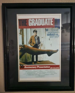 11x17 Framed Poster The Graduate Movie w/ Dustin Hoffman - 30th Anniversary - Picture 1 of 6