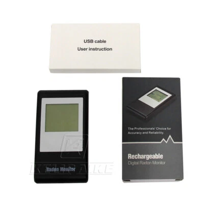 Small Size Radon Rechargeable Battery Operated Portable Radon Detector New  - Image 1 of 4