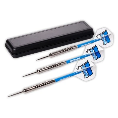 Hertha BSC Berlin - Steel Dartpfeil-Set - Dartpfeile m Etui & Flights Steeldarts