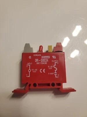 Gordos DR-0DC24 output module din rail mount 18-32vdc input 3-60 vdc output 3amp - Image 1 of 3