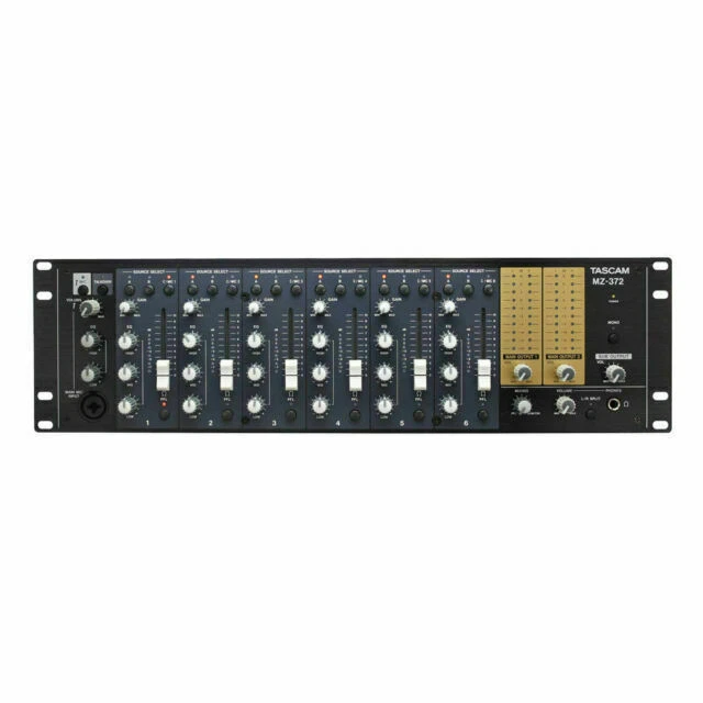 TASCAM MZ-372 Rackmount Installation Mixer