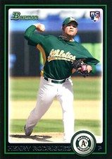 2010 Bowman #209 Henry Rodriguez RC Oakland Athletics